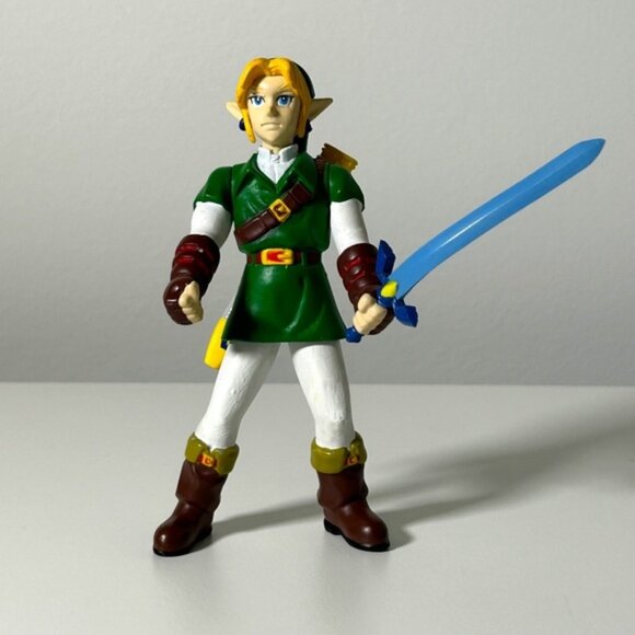 Vintage BD & A The Legend Of Zelda Ocarina Of Time Link Action Figure - Picture 1 of 9